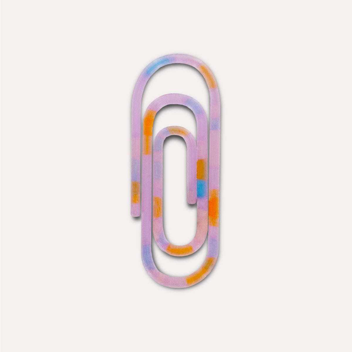 Marcapáginas translúcido Paperclip multicolor de The Completist – foto 1