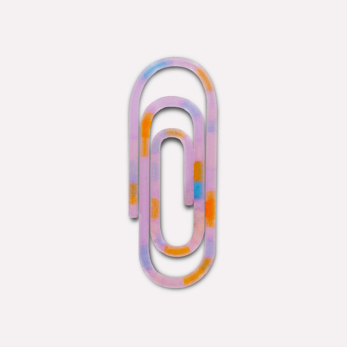 Marcapáginas translúcido Paperclip multicolor de The Completist – foto 2