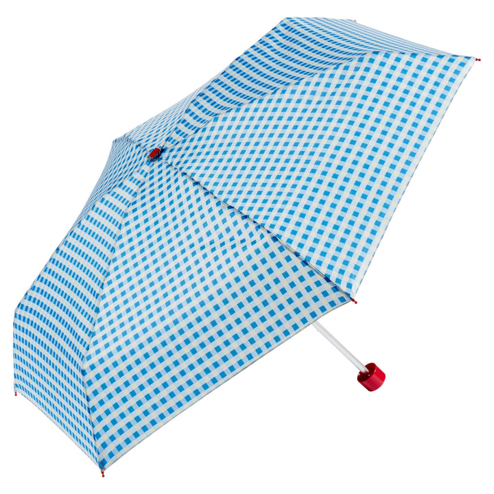 PARAGUAS - Ezpeleta, Plegable mini vichy azul