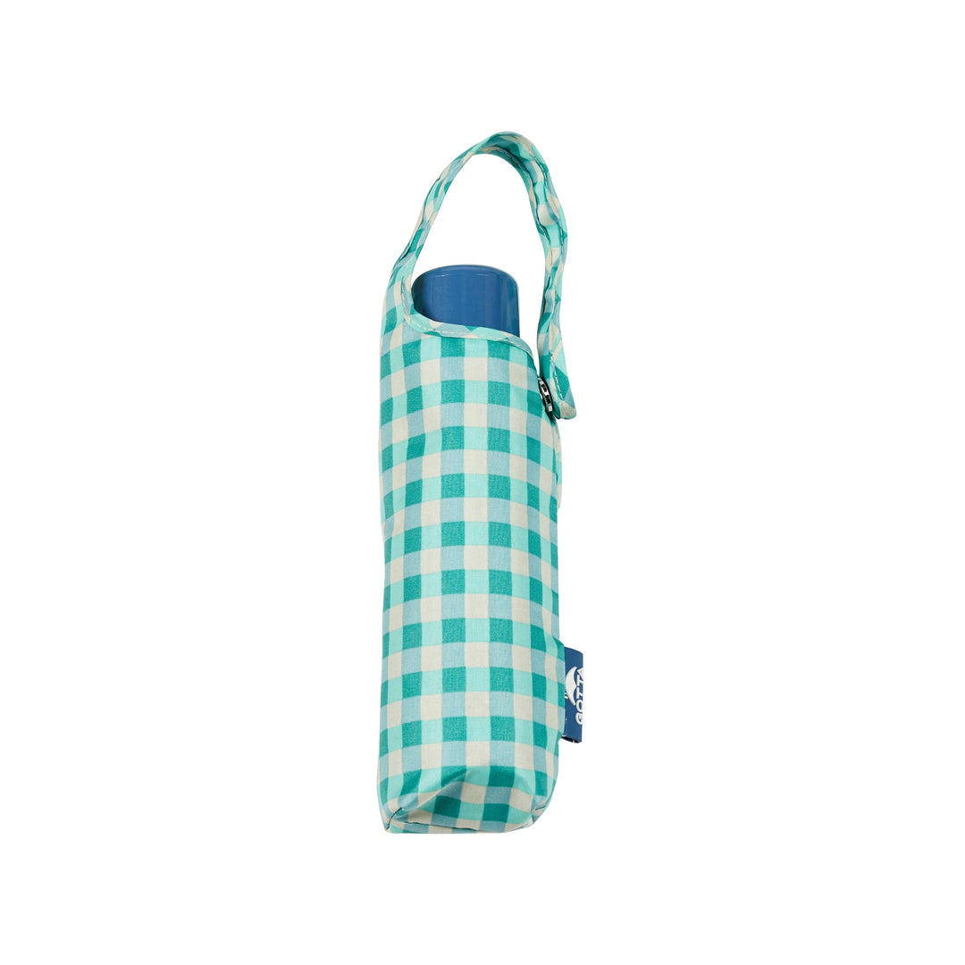 PARAGUAS - Ezpeleta, Plegable mini vichy verde