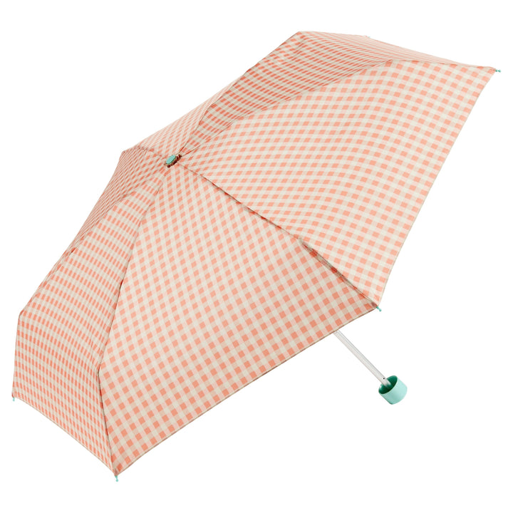 PARAGUAS - Ezpeleta, Plegable mini vichy naranja