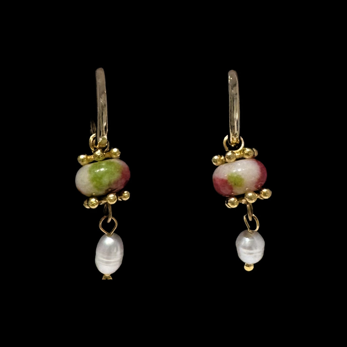 Pendientes Peonía de Terami – foto 1