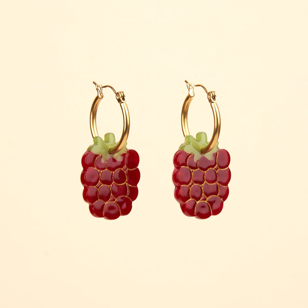 PENDIENTES - Coucou Suzette, Frambuesa