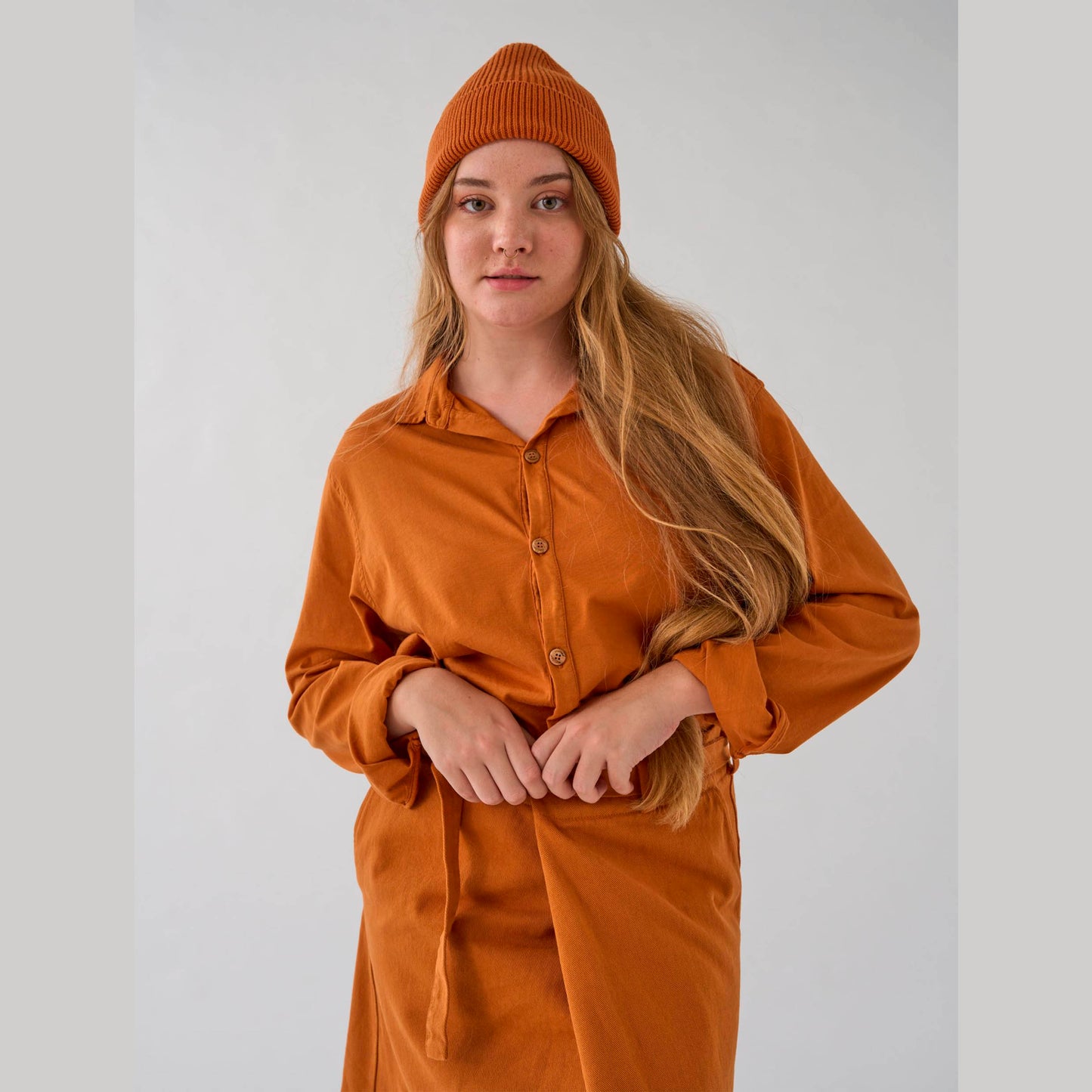 CAMISA - Pitagora, Naranja