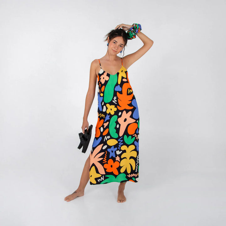 VESTIDO - Hello Arde, Playero Midi Isla Bonita