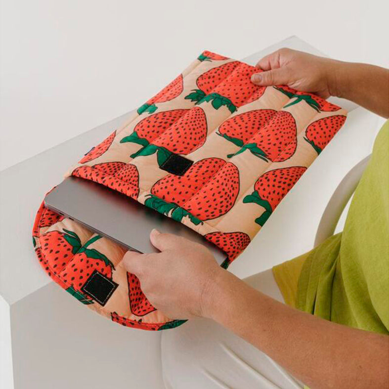 FUNDA DE PORTÁTIL 13'' / 14'' - Baggu, Strawberry