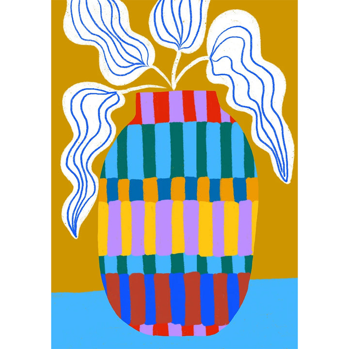 ILUSTRACIÓN - Teresa Rego, Striped Vase