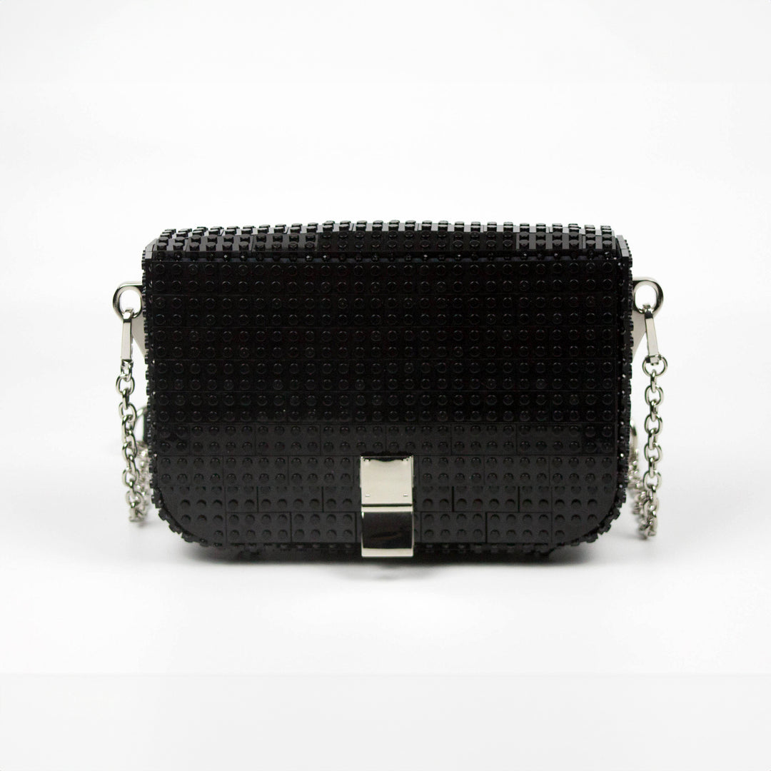 BOLSO - Bag & Block, Stripes Pattern Negro