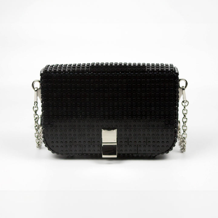 BOLSO - Bag & Block, Stripes Pattern Negro