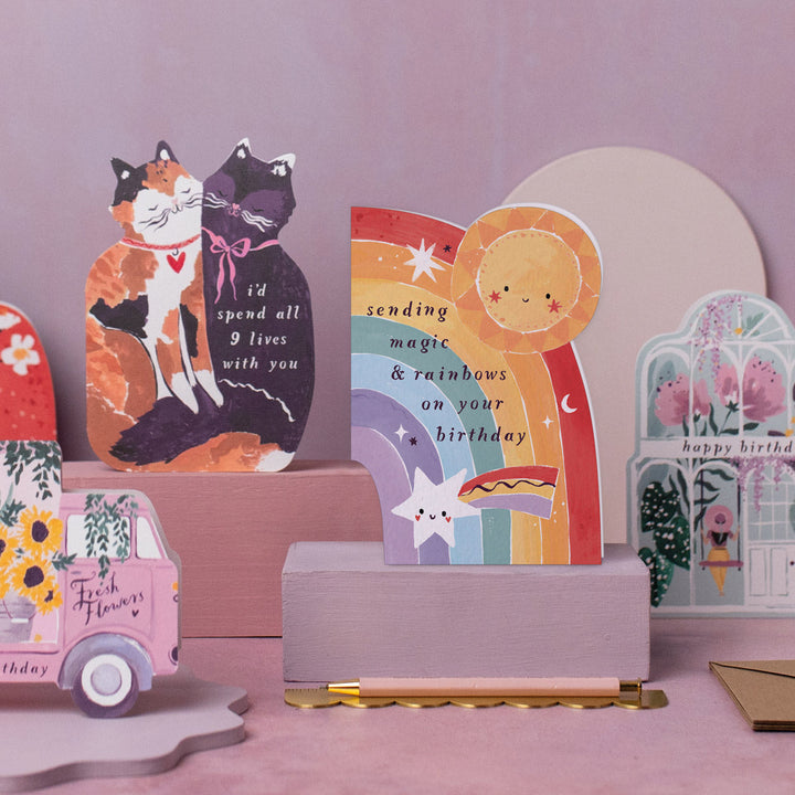 Tarjeta de felicitación Kids Rainbow de Sister Paper Co. – foto 2
