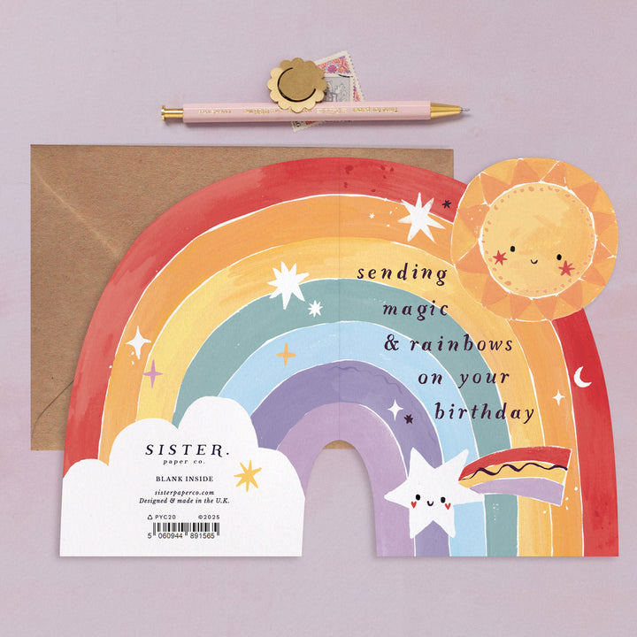 Tarjeta de felicitación Kids Rainbow de Sister Paper Co. – foto 3