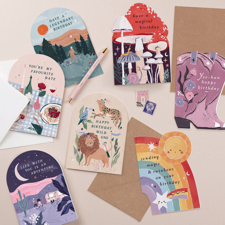 Tarjeta de felicitación Kids Rainbow de Sister Paper Co. – foto 4