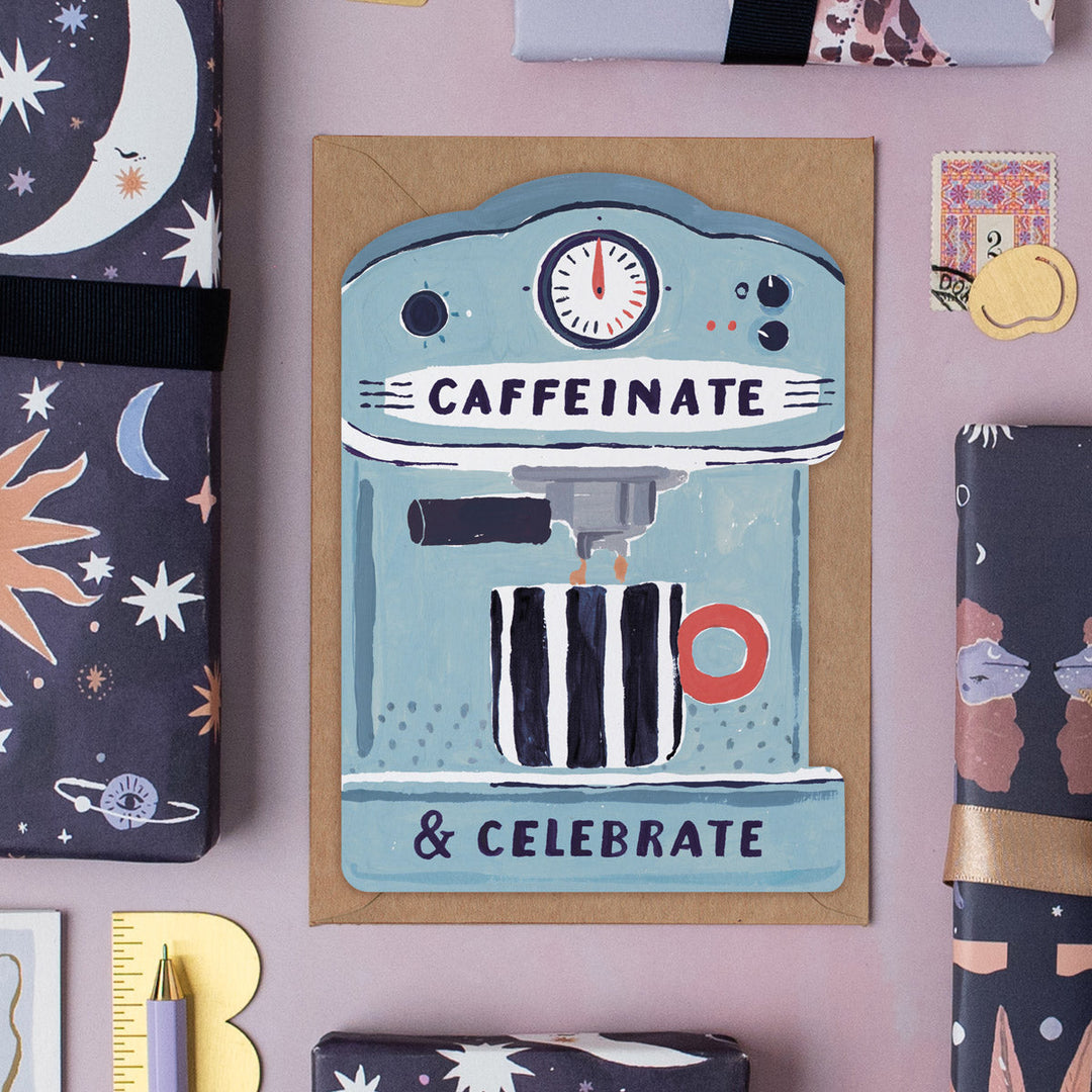 Tarjeta de felicitación Coffee Machine de Sister Paper Co. – foto 3