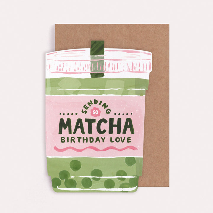 Tarjeta de felicitación Matcha de Sister Paper Co. – foto 4