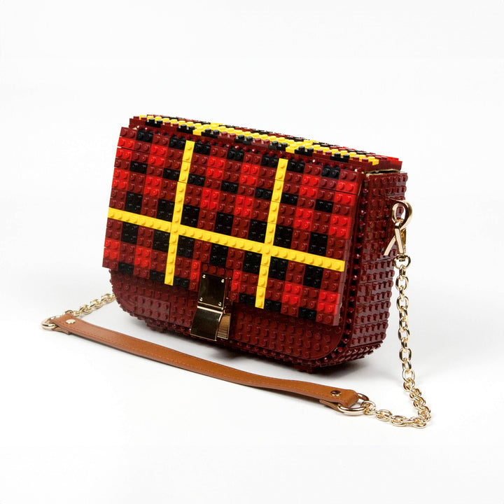 BOLSO - Bag & Block, Tartan Print Granate