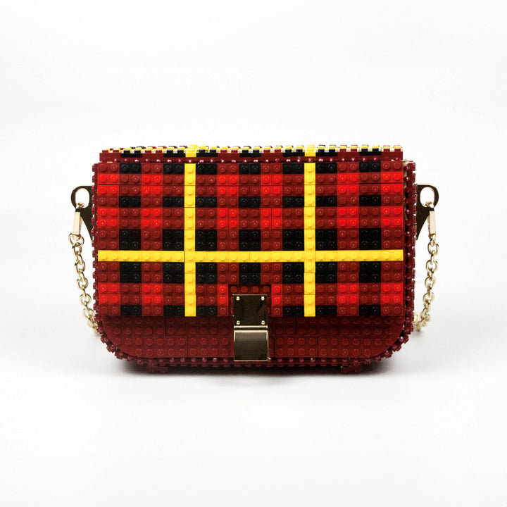 BOLSO - Bag & Block, Tartan Print Granate