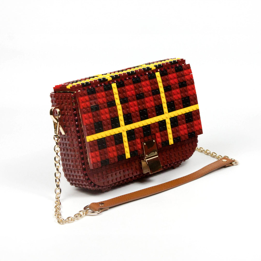 BOLSO - Bag & Block, Tartan Print Granate