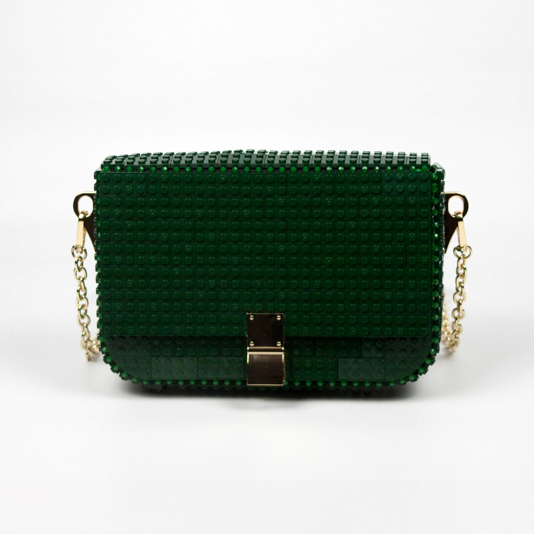 BOLSO - Bag & Block, Tartan Print Verde Bosque