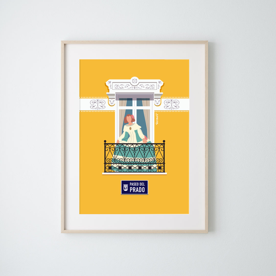 ILUSTRACIÓN - Vermut Design, Balcón Paseo del Prado