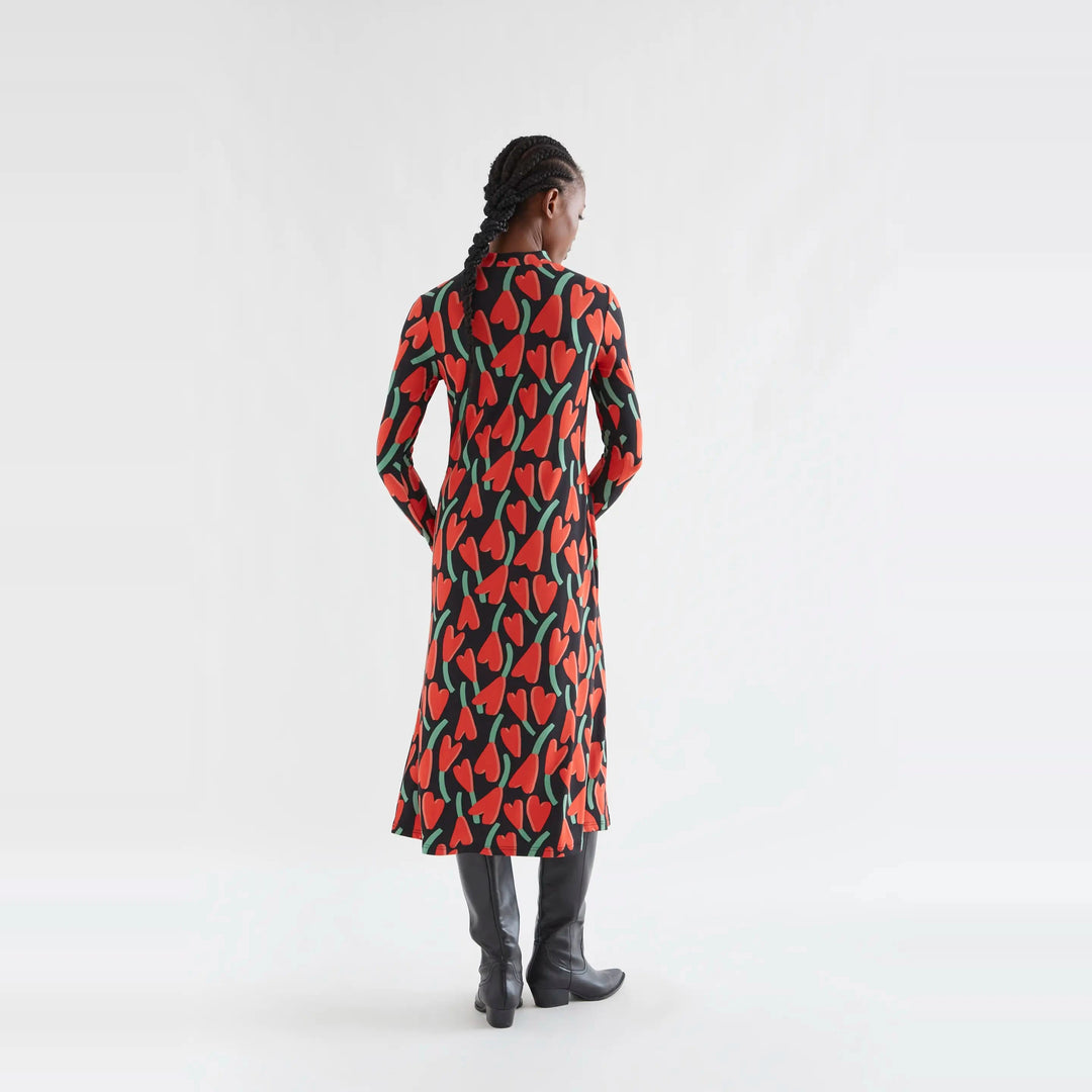 Vestido midi con estampado Ciclamen de Compañía Fantástica para mujer – foto 2