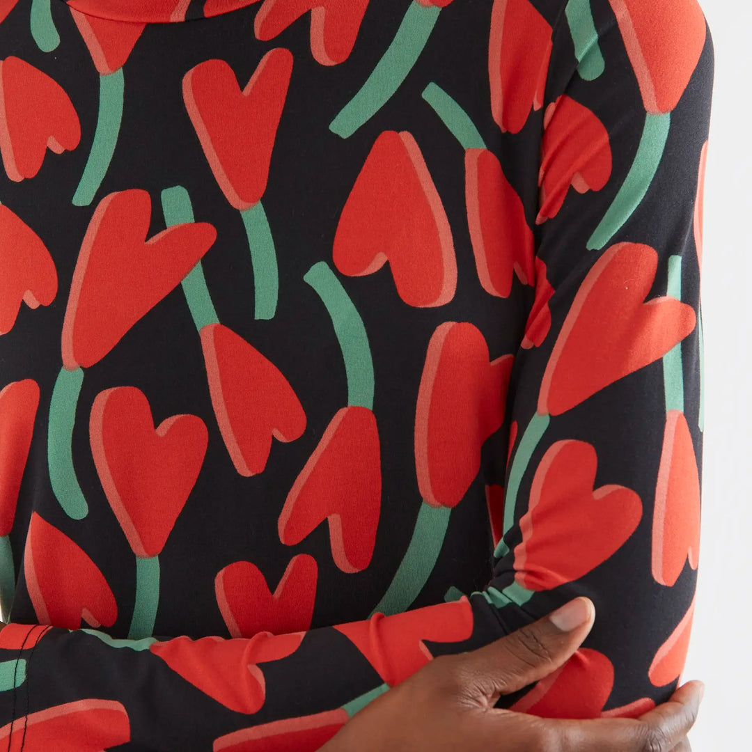 Vestido midi con estampado Ciclamen de Compañía Fantástica para mujer – foto 3