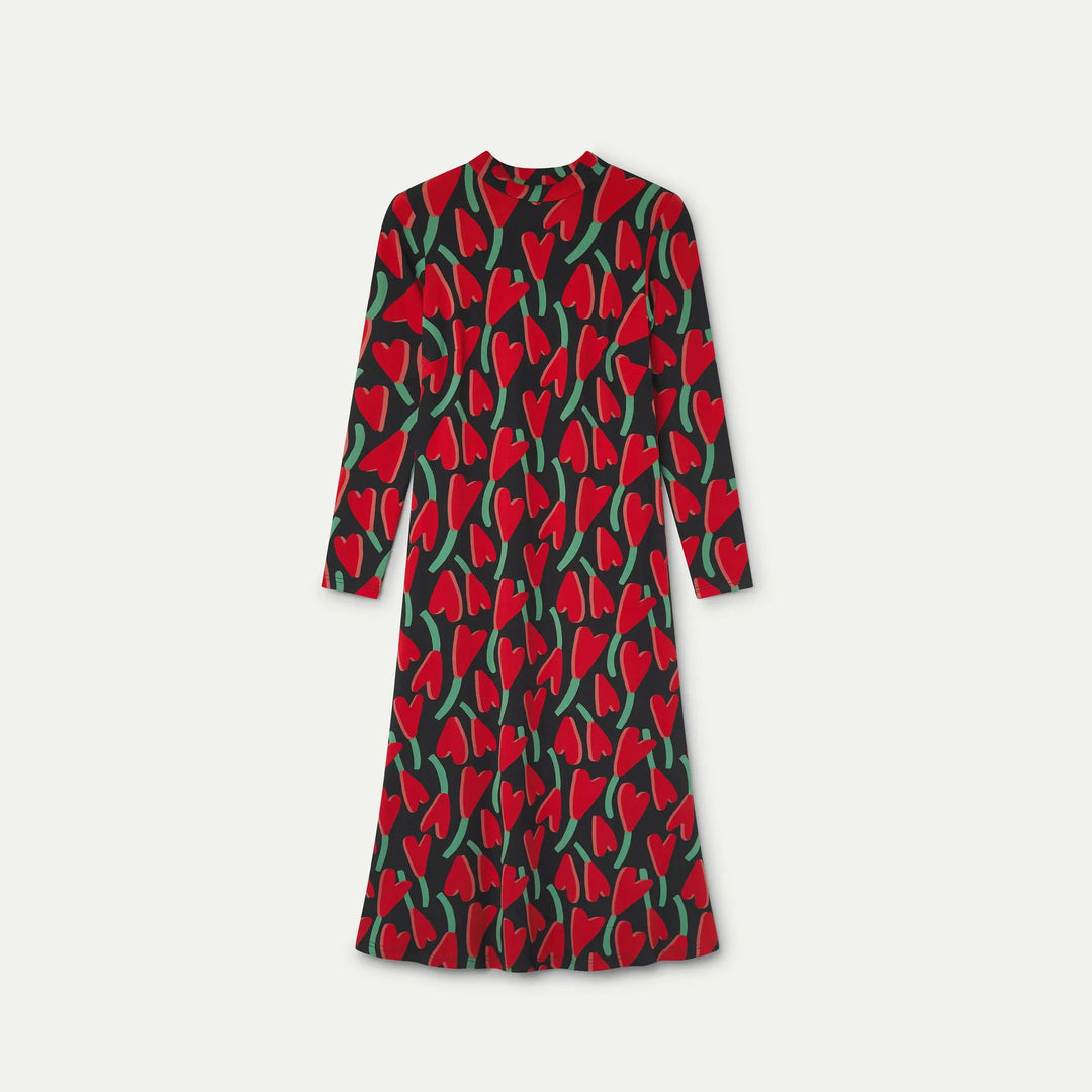 Vestido midi con estampado Ciclamen de Compañía Fantástica para mujer – foto 5