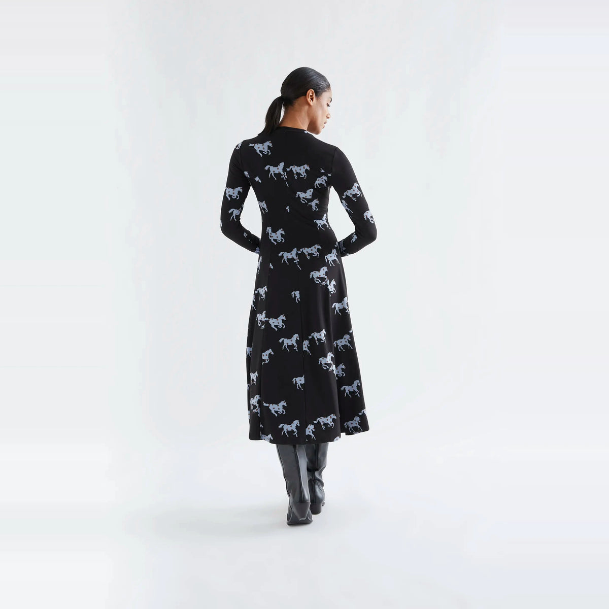 Vestido midi con estampado Horse de Compañía Fantástica para mujer – foto 2