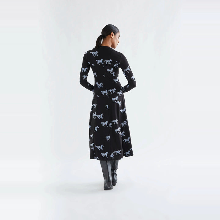 Vestido midi con estampado Horse de Compañía Fantástica para mujer – foto 2