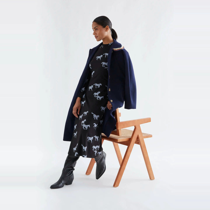 Vestido midi con estampado Horse de Compañía Fantástica para mujer – foto 4