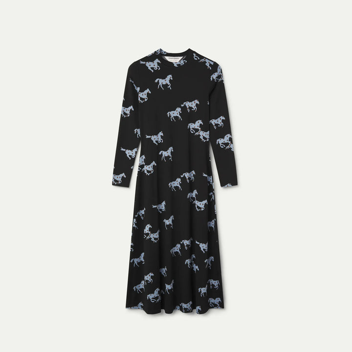 Vestido midi con estampado Horse de Compañía Fantástica para mujer – foto 5