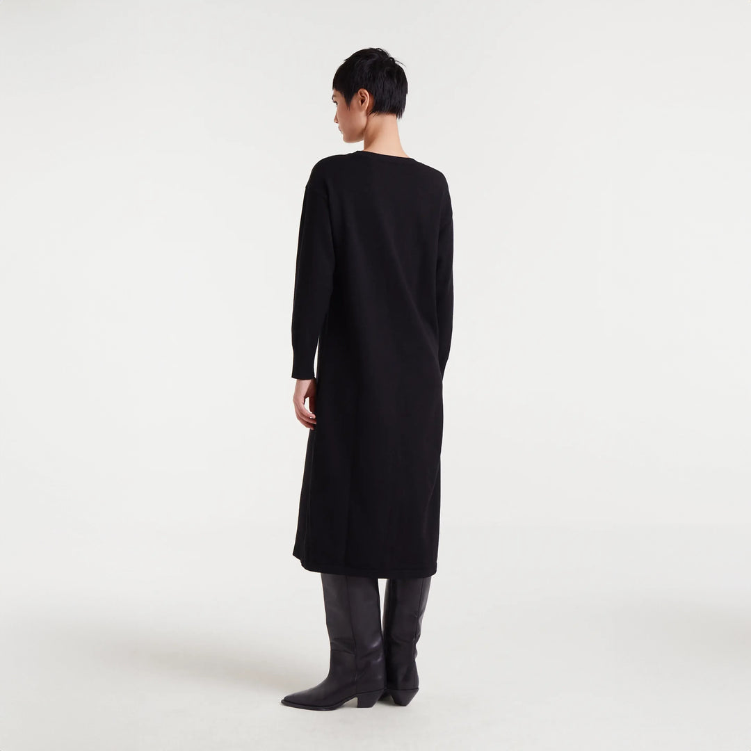 VESTIDO - Compañía Fantástica, Midi jacquard Super Green Heart