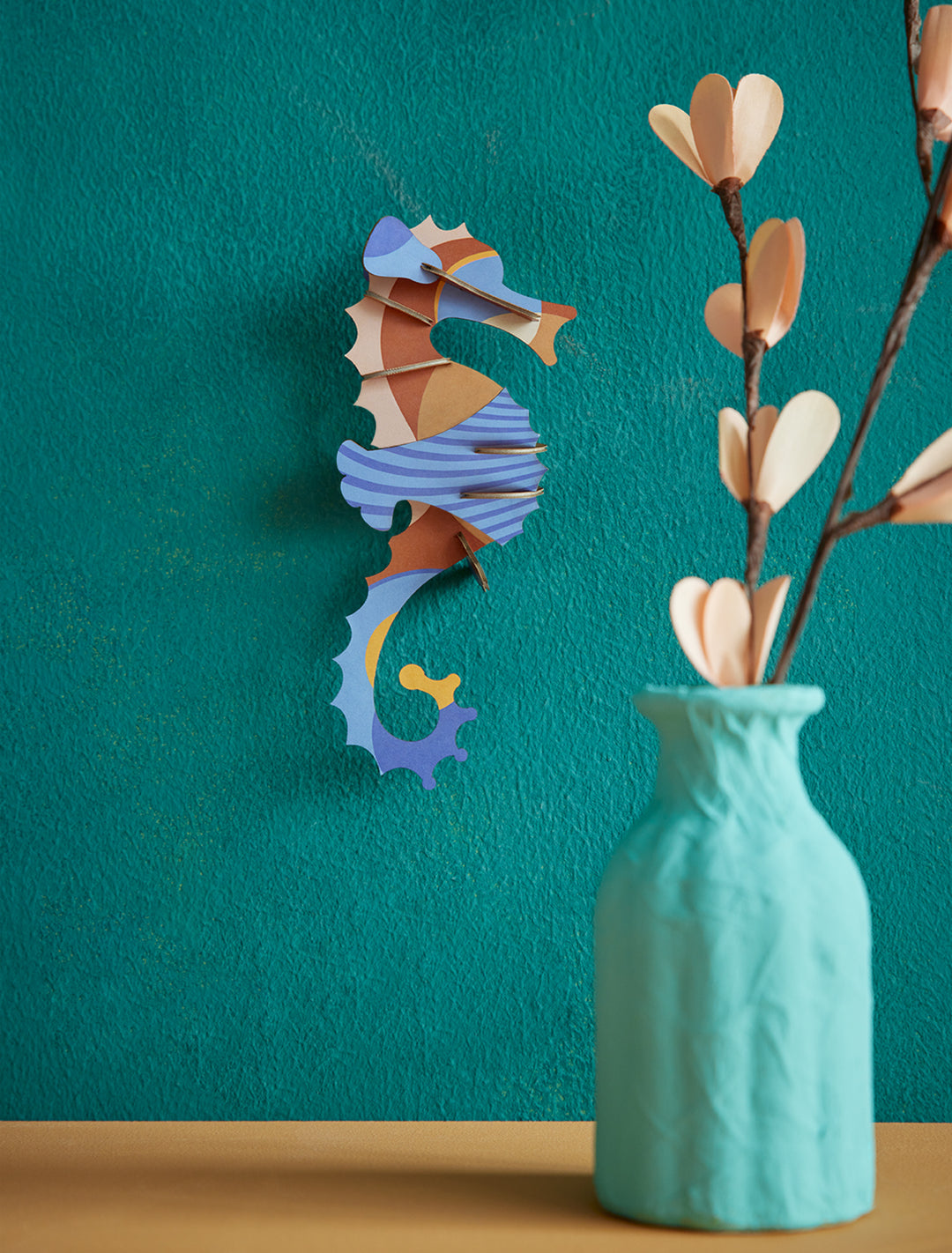 MAQUETA - Studio Roof, Blue Ringlet Seahorse