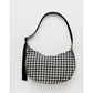 BOLSO - Baggu, Crescent Black & White Pixel Gingham