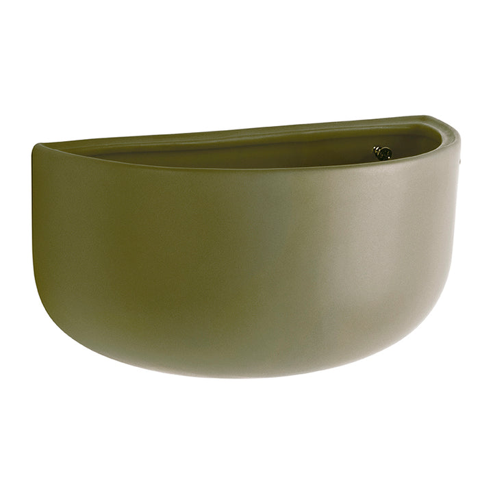 MACETERO PARED - Present Time, Oval wide verde