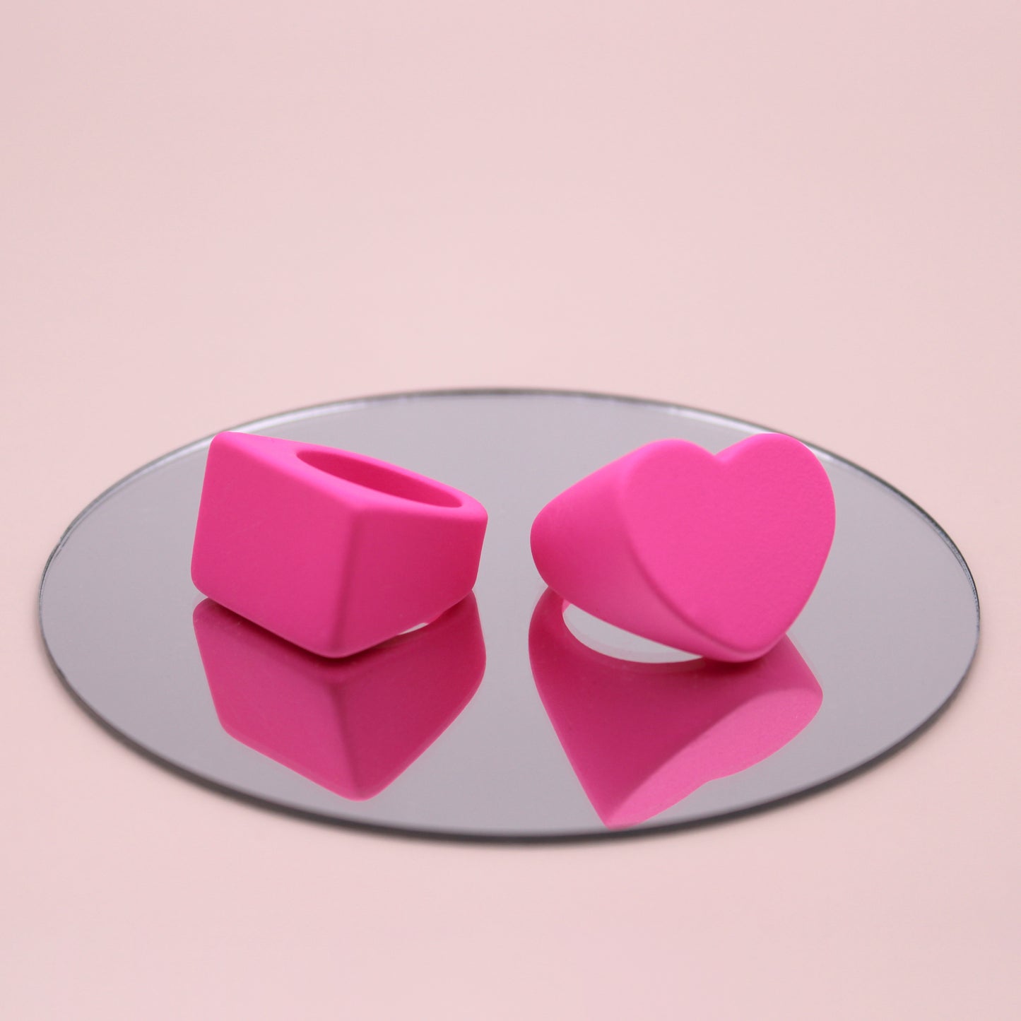 ANILLO - Mate, Prisma Rosa Neón