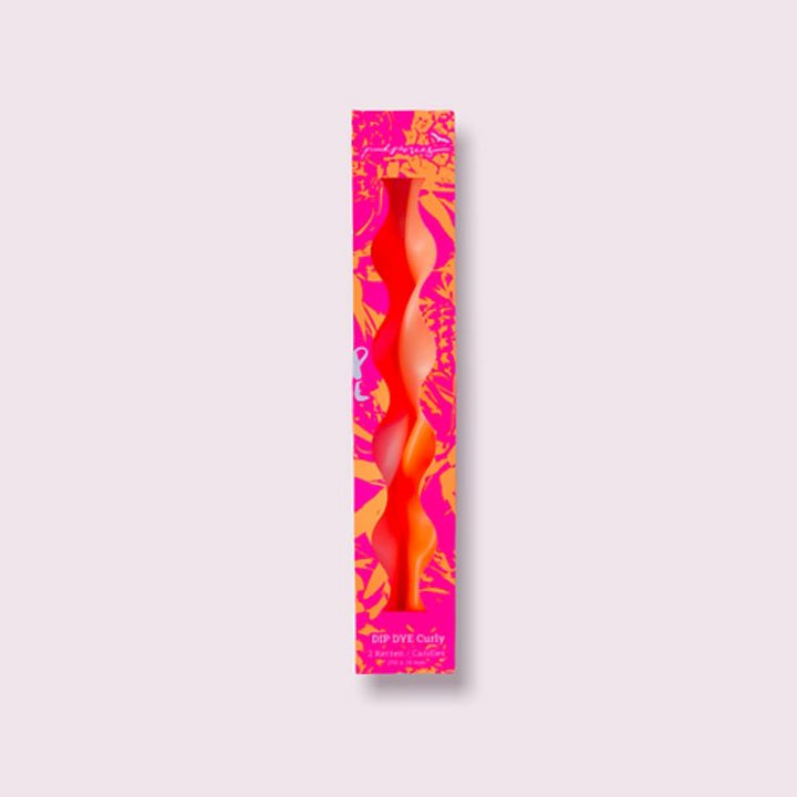 PACK 2 VELAS - Pink Stories, Miami Pink Dip Dye Curly