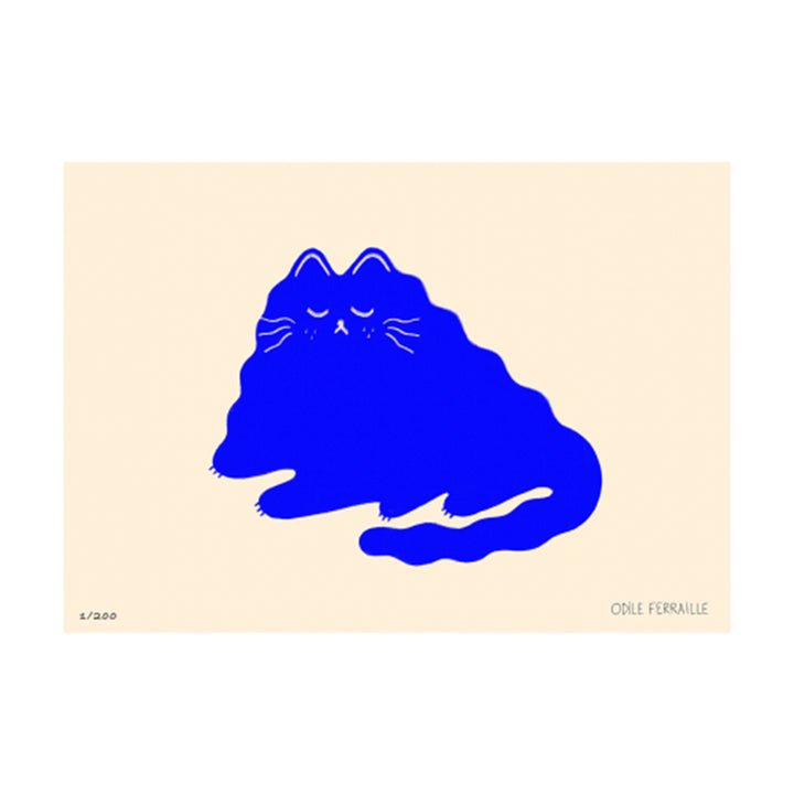 ILUSTRACIÓN - Odile Ferraille, Mimi blue